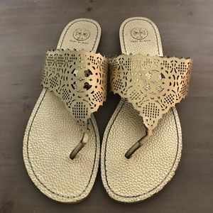 Tory Burch Gold Sandals